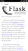 flask tutorial docs Screenshot 2