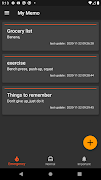 memo note - simple notes, write memo, take notes poster