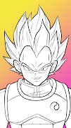Dragon Saiyanz Anime Drawing Ekran Görüntüsü 4