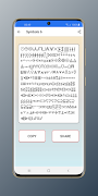 Symbols and Characters ảnh chụp màn hình 2