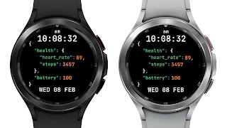 AZ261 Json Code Watch Face imagem de tela 4