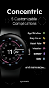 Concentric - Pixel Watch Face स्क्रीनशॉट 3