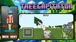 برنامه‌نما Mods Tree Capitator Minecraft عکس از صفحه