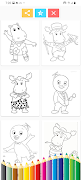 برنامه‌نما Backyardigans Coloring عکس از صفحه