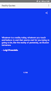 Reality Quotes captura de pantalla 1