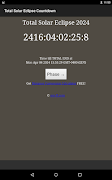 Total Solar Eclipse 2024 Countdown captura de pantalla 1