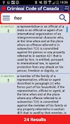 برنامه‌نما Criminal Code of Canada عکس از صفحه