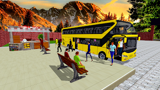 Coach Bus Simulator Bus Game 2 تصوير الشاشة 4
