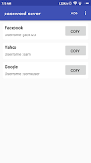 برنامه‌نما Save Password عکس از صفحه