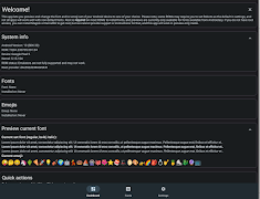 7 Schermata Font Manager