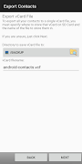 پوستر Export Contacts