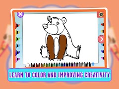 Learning Animal Coloring Games الملصق