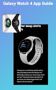 Galaxy Watch 4 App Guide syot layar 2