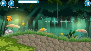 پوستر Physics Ball - Draw Line