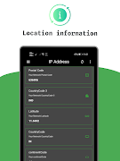 برنامه‌نما IP Address عکس از صفحه