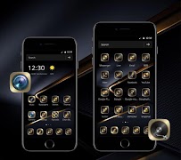 Golden Black Theme for P10 截圖 6