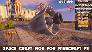 Space Craft Mod for Minecraft скриншот 1