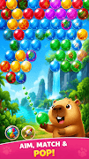 Capybara Bubble Pop captura de pantalla 1