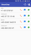 برنامه‌نما DirectChat - Simple Contact Manager عکس از صفحه