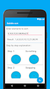 برنامه‌نما Bubble Sort عکس از صفحه