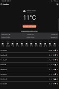 برنامه‌نما OpenWeather عکس از صفحه