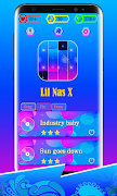 Piano Lil Nas X  tiles game plakat