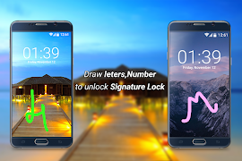 Signature Lock Screen स्क्रीनशॉट 2