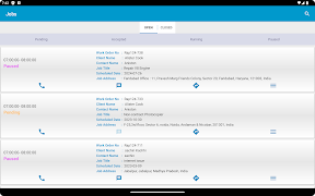 برنامه‌نما Field Force Tracker FSM عکس از صفحه