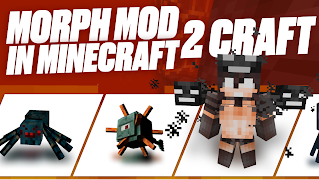 Morph Mod in Minecraft 2 Craft Affiche