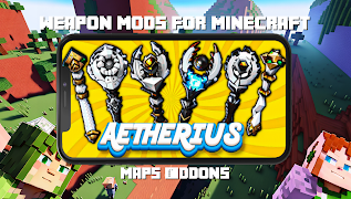 Poster Mod di armi per Minecraft