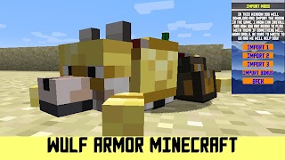 Wulf Armor Mod for Minecraft captura de pantalla 3