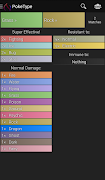 7 Schermata PokeType - Dex
