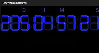 New Year's Countdown poster