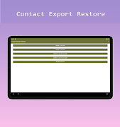 Contacts Export & Restore imagem de tela 5