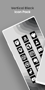 Vertical Black - Icon Pack-poster