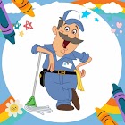 Icona Coloring Book: Janitor Offline