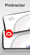 Protractor - Angle Measurement اسکرین شاٹ 2