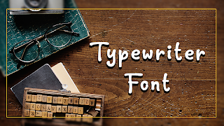 Typewriter Free Font Style ภาพหน้าจอ 3