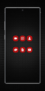 Material Red Flat Icon Pack ảnh chụp màn hình 1