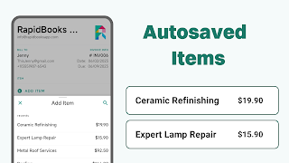 برنامه‌نما Invoice Maker & Template عکس از صفحه