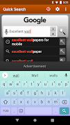 Quick Search Widget (with ads) স্ক্রিনশট 3
