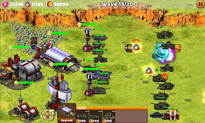 برنامه‌نما Tank Defend: Red Alert Command عکس از صفحه