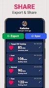 برنامه‌نما Heart Rate Monitor عکس از صفحه