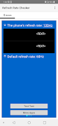 Refresh Rate Checker تصوير الشاشة 3