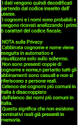 Decodificare Codice Fiscale screenshot 5