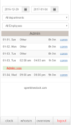 OpenTimeClock ภาพหน้าจอ 2