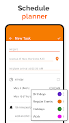 برنامه‌نما Simple Calendar عکس از صفحه