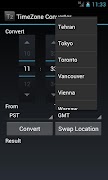 TimeZone Converter ภาพหน้าจอ 1
