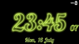 Large Digital Clock Display স্ক্রিনশট 1