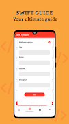 SWIFT Guide screenshot 2